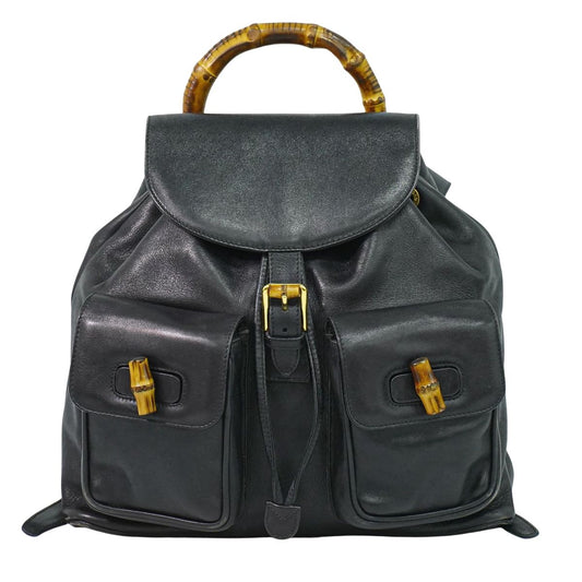 GUCCI バンブー リュックサック ブラック