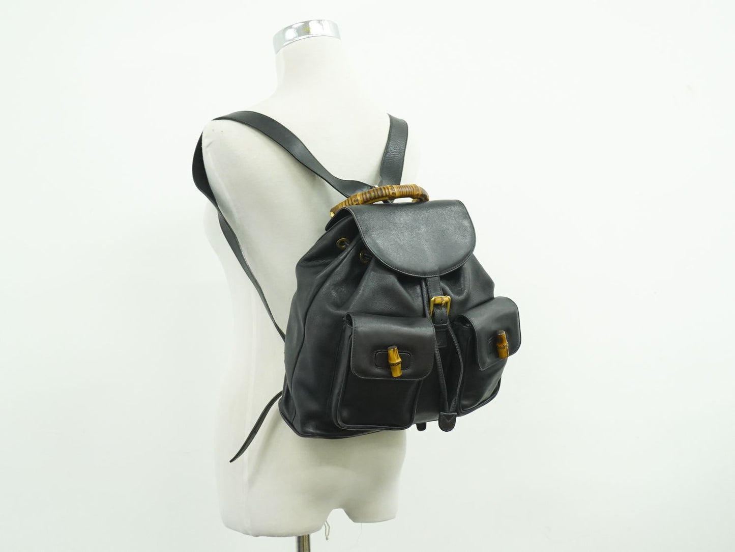 GUCCI バンブー リュックサック ブラック