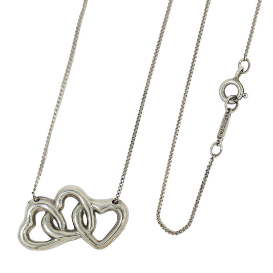 TIFFANY & Co. トリプルハート 925 ネックレス シルバー