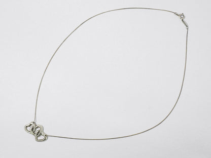TIFFANY & Co. トリプルハート 925 ネックレス シルバー