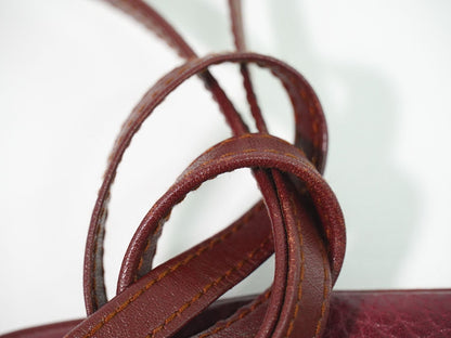 Cartier マストライン ショルダーバッグ ボルドー