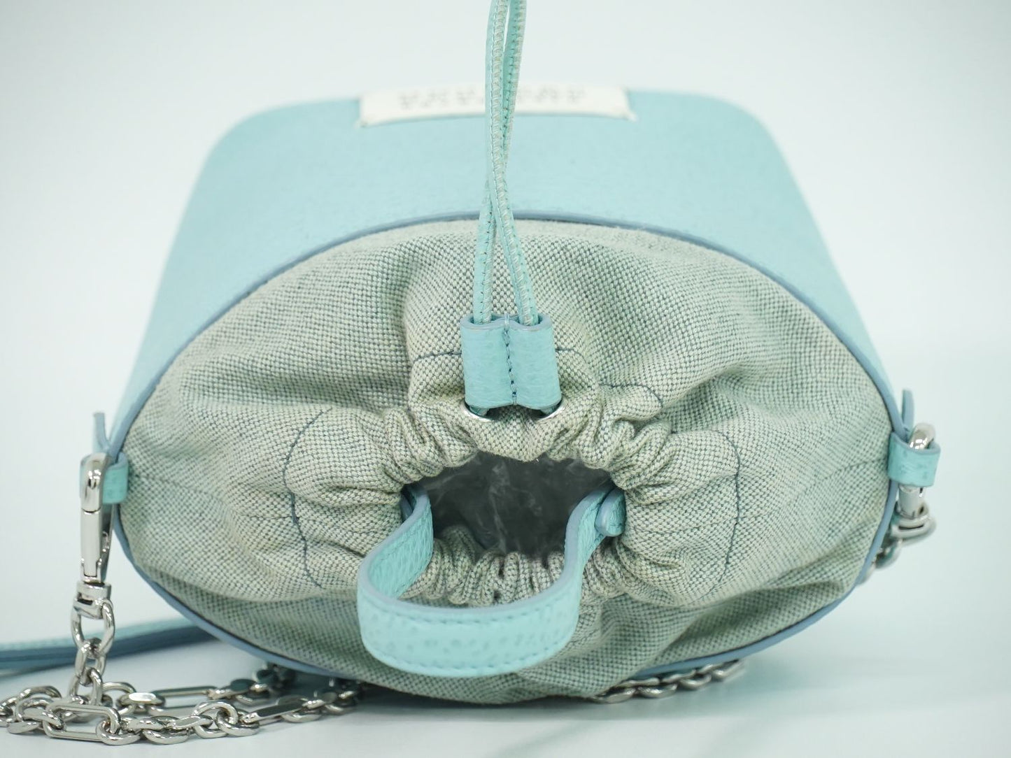 Maison Margiela 5AC 2WAY ショルダーバッグ ライトブルー S61WG0035