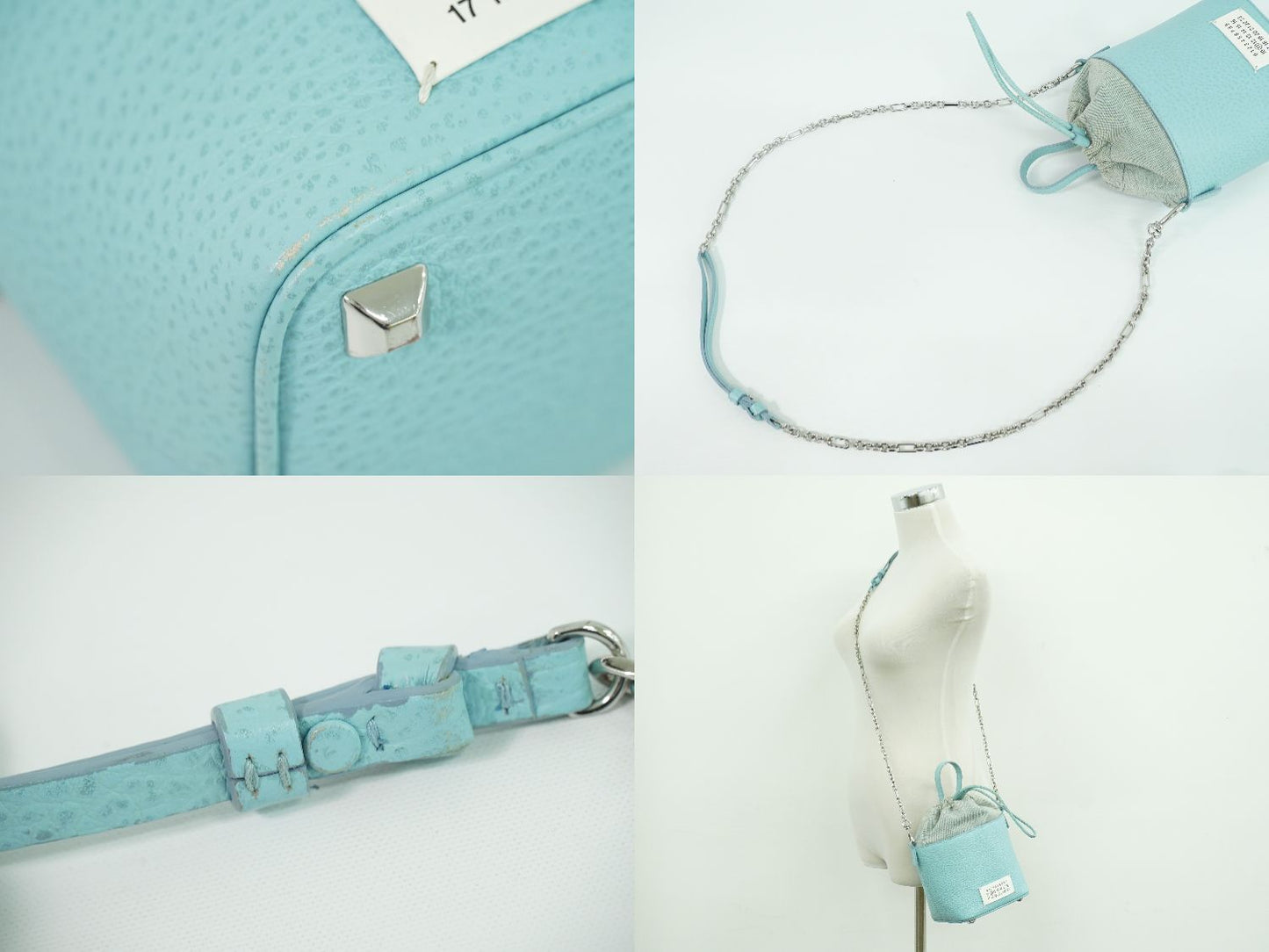 Maison Margiela 5AC 2WAY ショルダーバッグ ライトブルー S61WG0035