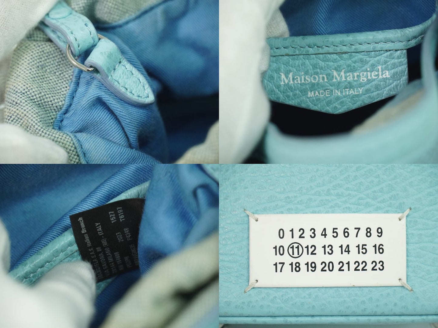 Maison Margiela 5AC 2WAY ショルダーバッグ ライトブルー S61WG0035