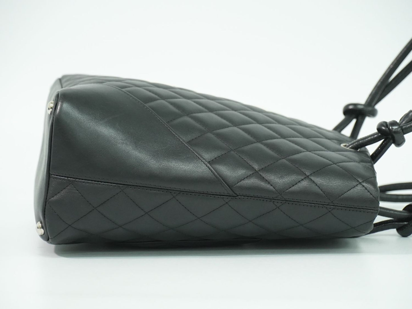 CHANEL ココマーク ミディアム トートバッグ ブラック ホワイト