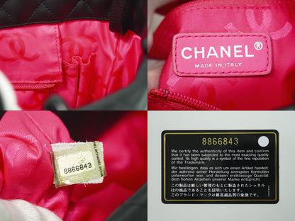 CHANEL ココマーク ミディアム トートバッグ ブラック ホワイト