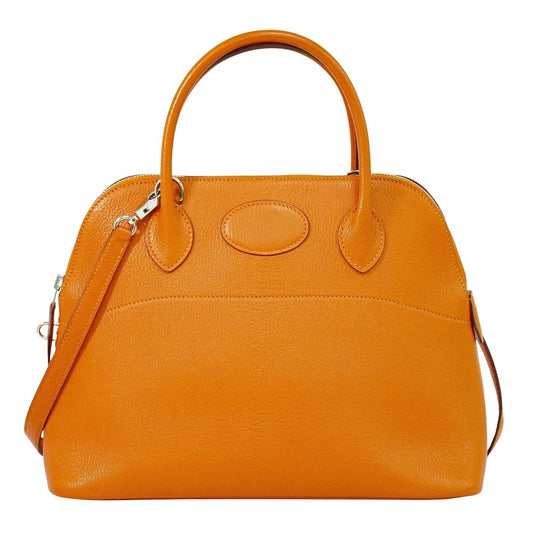 HERMES ボリード 31 シェーブル 2WAY ショルダーバッグ □I刻 2005年 オレンジ