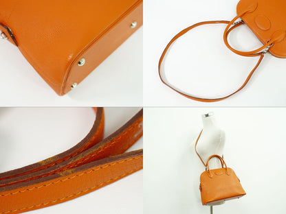 HERMES ボリード 31 シェーブル 2WAY ショルダーバッグ □I刻 2005年 オレンジ