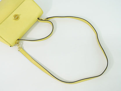 CELINE 2WAY ショルダーバッグ イエロー