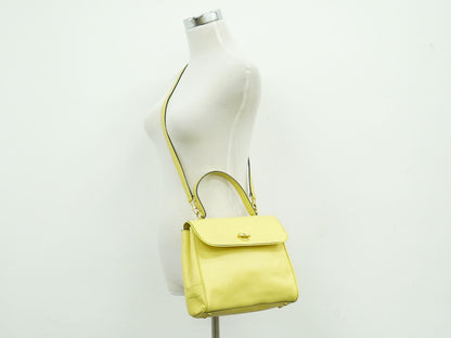 CELINE 2WAY ショルダーバッグ イエロー