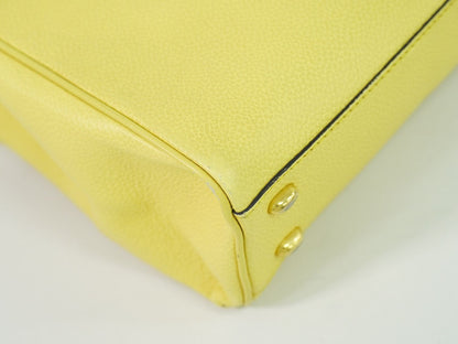 CELINE 2WAY ショルダーバッグ イエロー