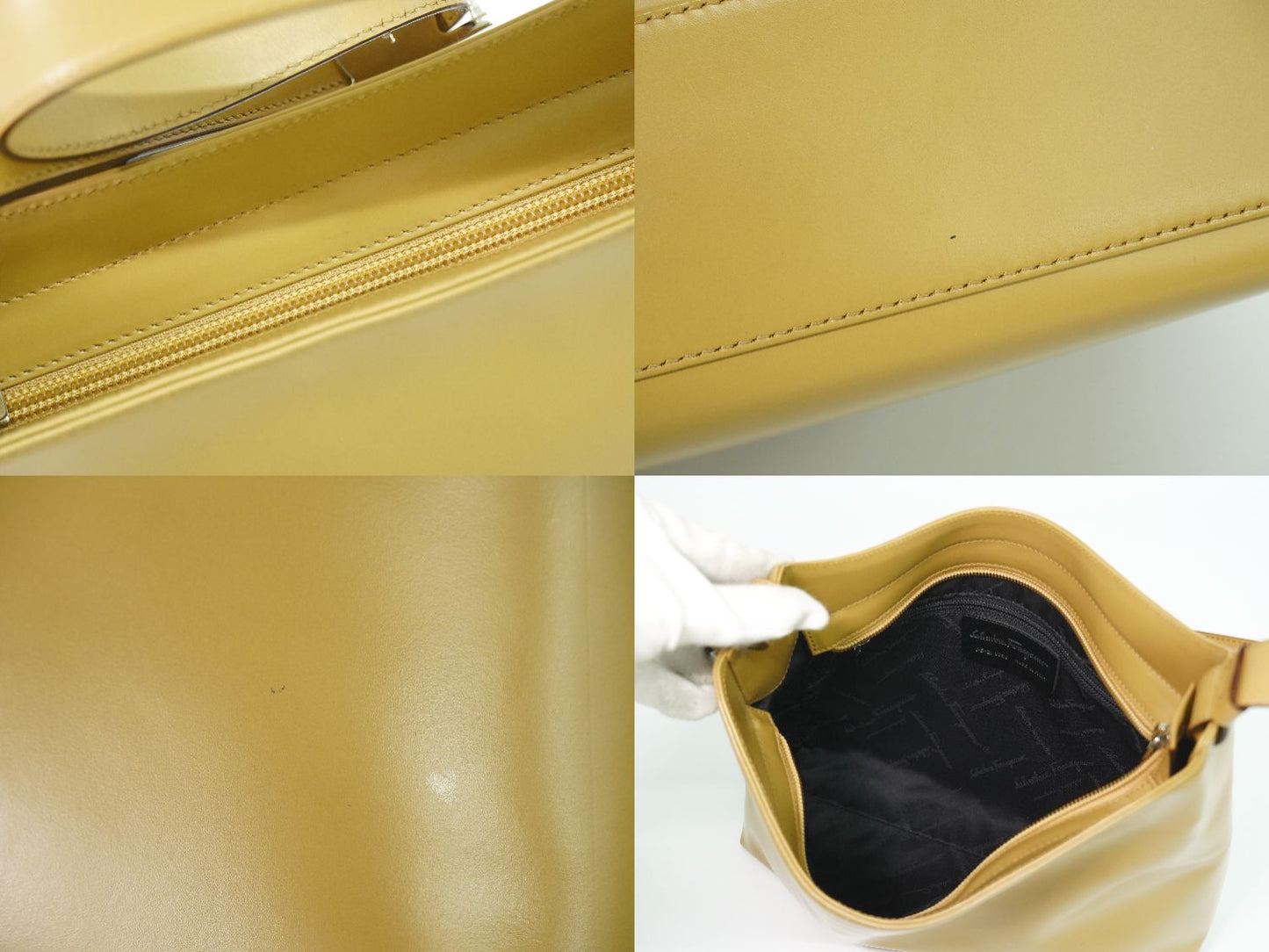 Salvatore Ferragamo ショルダーバッグ ベージュ