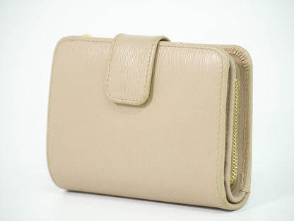 PRADA サフィアーノ 折財布 ピンクベージュ