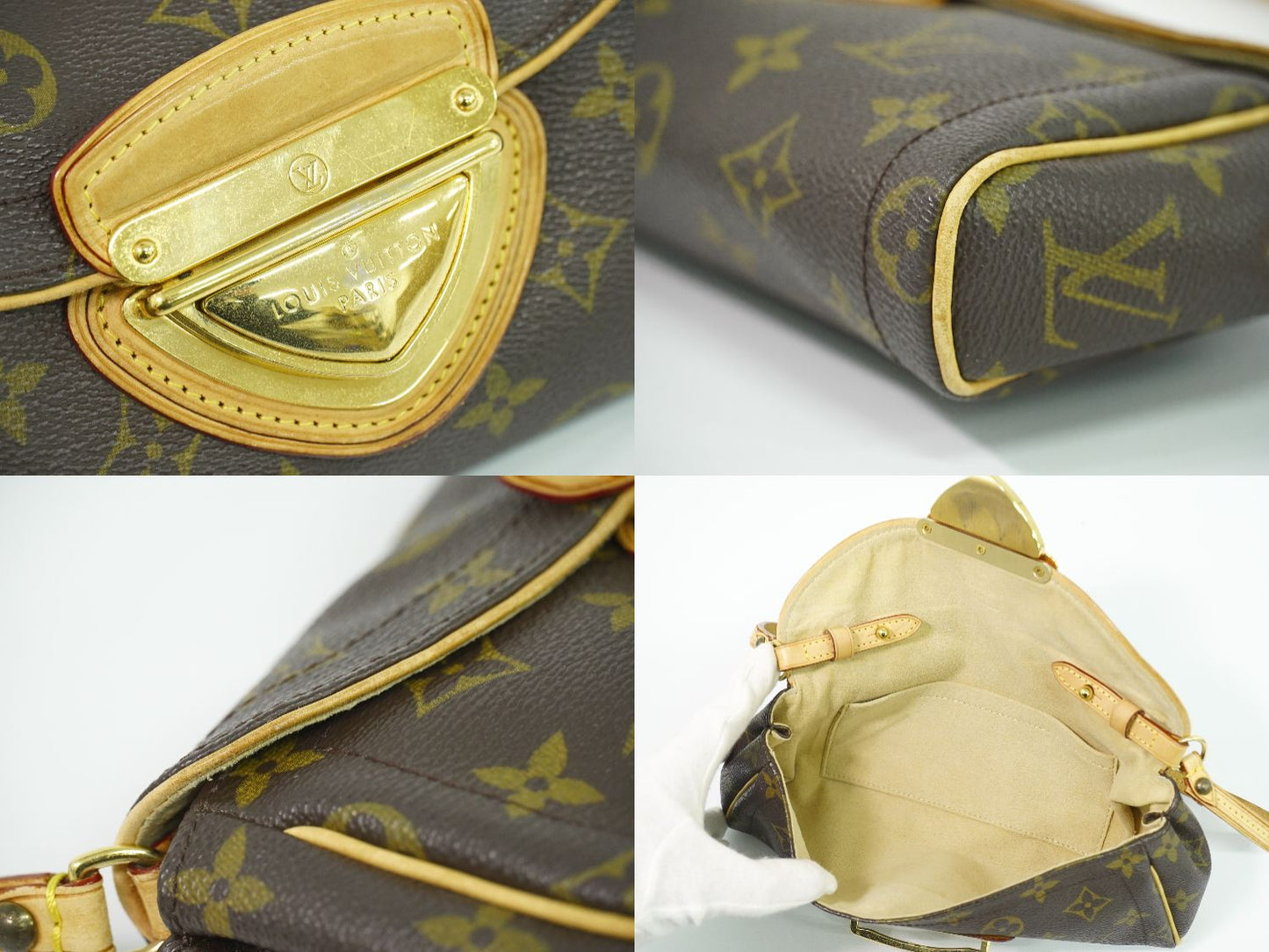 LOUIS VUITTON ポシェット ビバリー モノグラム ショルダーバッグ M40122