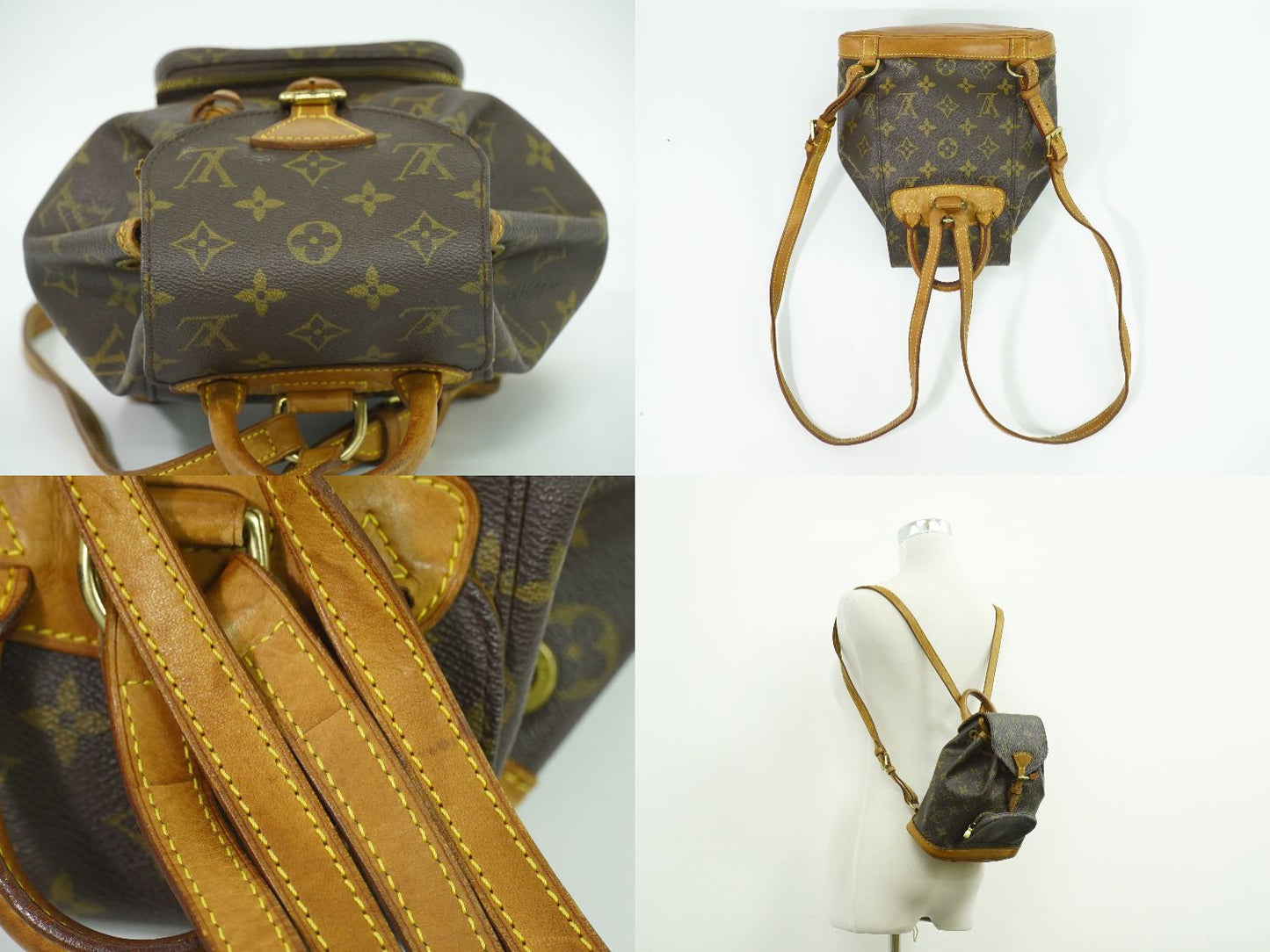 LOUIS VUITTON ミニ モンスリ モノグラム リュックサック M51137