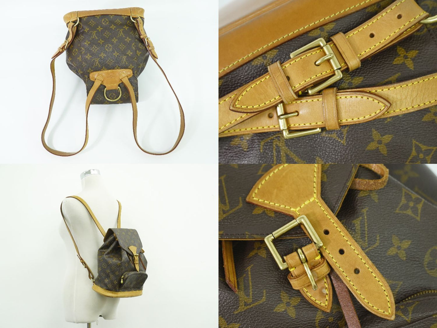 LOUIS VUITTON モンスリ MM リュックサック モノグラム M51136
