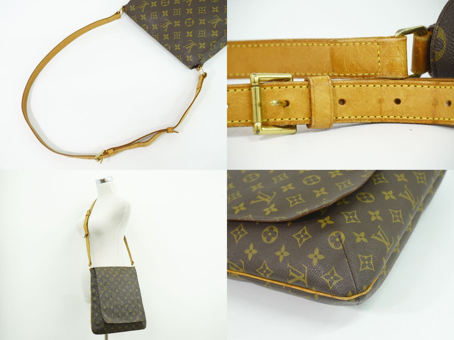 LOUIS VUITTON ミュゼット モノグラム ショルダーバッグ M51256