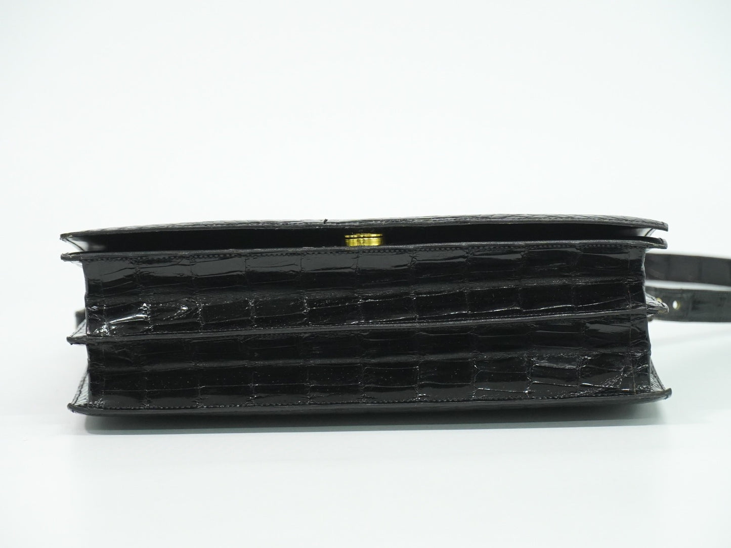 Christian Dior クロコダイル ショルダーバッグ ブラック