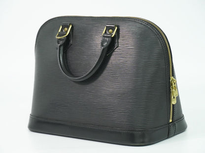 LOUIS VUITTON アルマ エピ レザー ハンドバッグ ノワール M52142