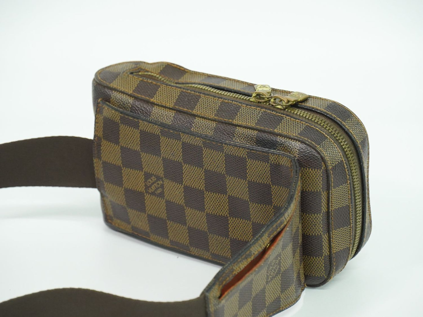 LOUIS VUITTON ジェロニモス ダミエ エベヌ ボディバッグ N51994