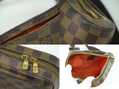 LOUIS VUITTON ジェロニモス ダミエ エベヌ ボディバッグ N51994