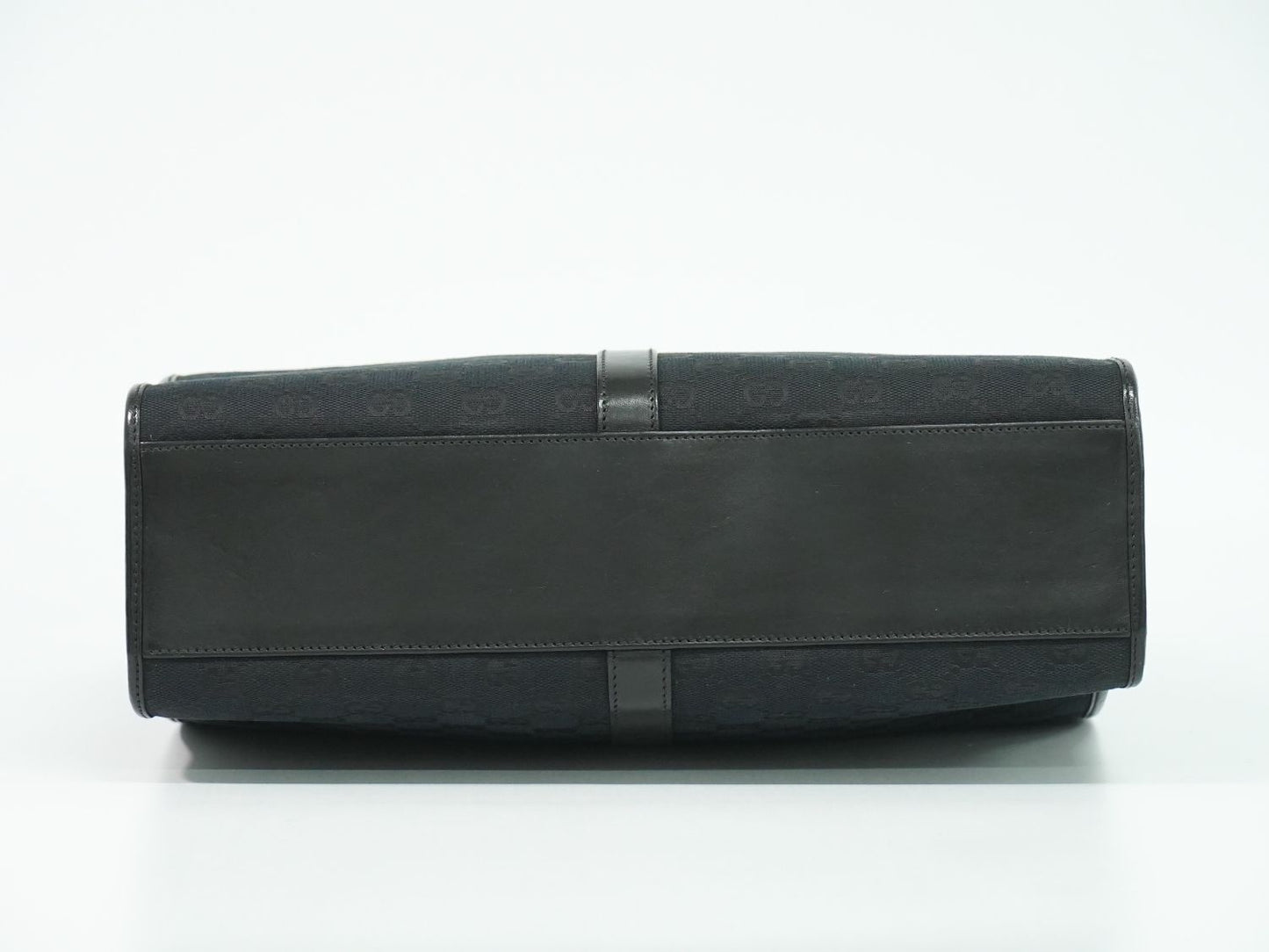 GUCCI ジャッキー GGキャンバス トートバッグ ブラック 002･1064
