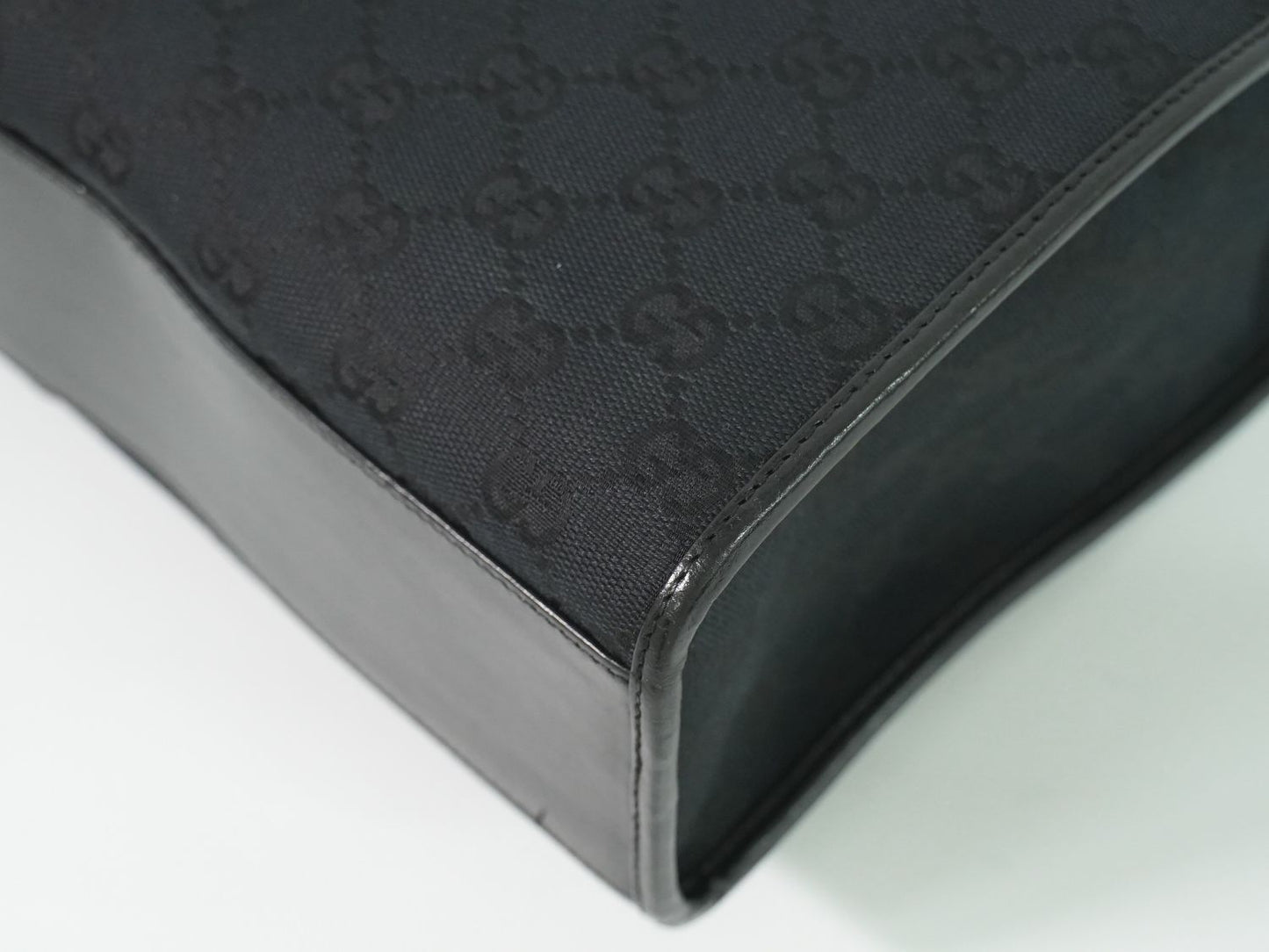 GUCCI ジャッキー GGキャンバス トートバッグ ブラック 002･1064