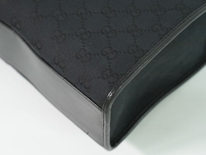 GUCCI ジャッキー GGキャンバス トートバッグ ブラック 002･1064