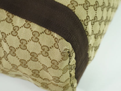 GUCCI GGキャンバス トートバッグ ベージュ ブラウン 189669