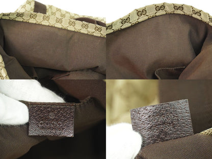 GUCCI GGキャンバス トートバッグ ベージュ ブラウン 189669