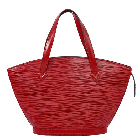 LOUIS VUITTON サンジャック エピ レザー トートバッグ カスティリアンレッド M52277