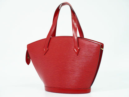 LOUIS VUITTON サンジャック エピ レザー トートバッグ カスティリアンレッド M52277