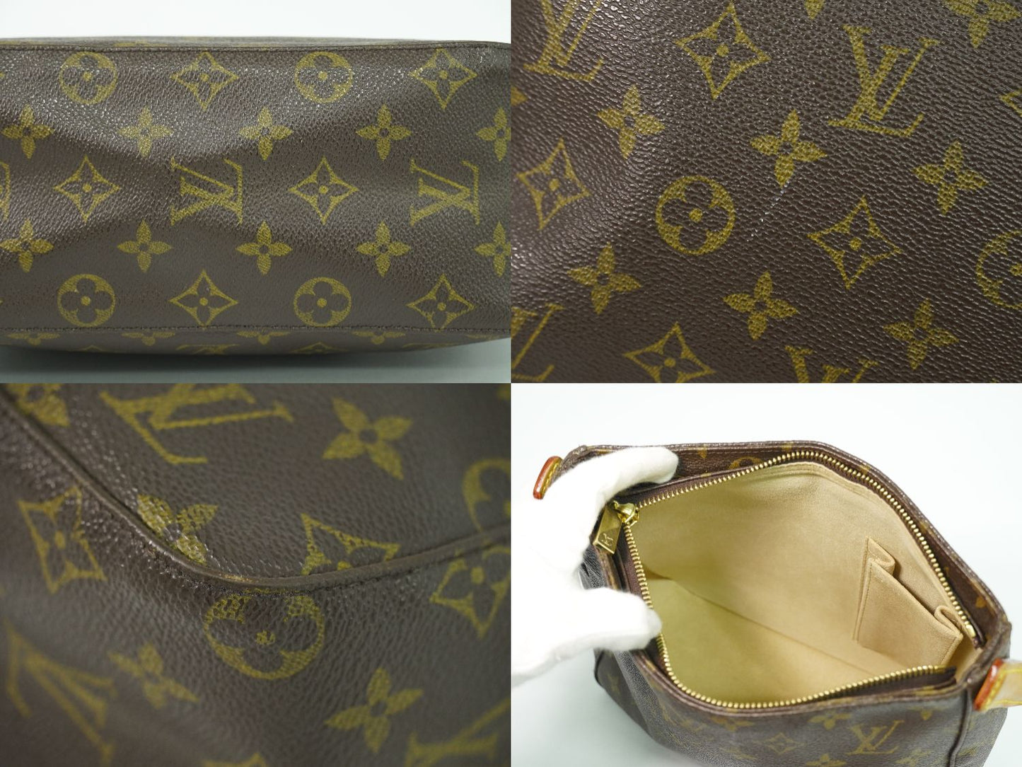 LOUIS VUITTON ルーピング MM モノグラム ショルダーバッグ M51146