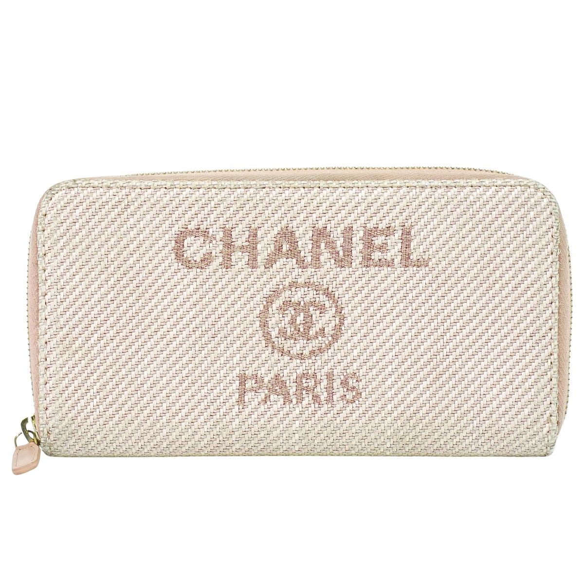 CHANEL ドーヴィル ココマーク 長財布 ピンク