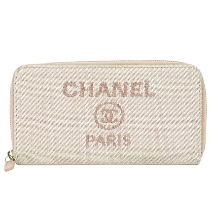 CHANEL ドーヴィル ココマーク 長財布 ピンク