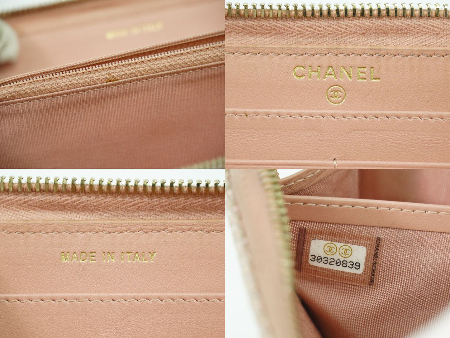 CHANEL ドーヴィル ココマーク 長財布 ピンク