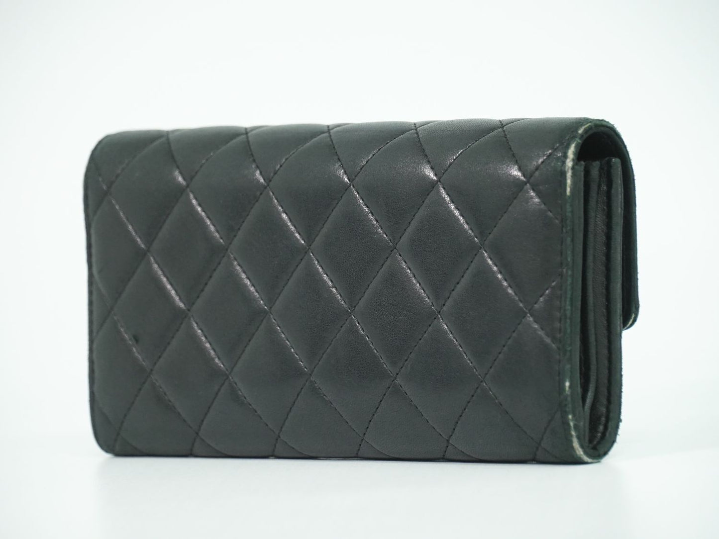 CHANEL シャネル ココマーク マトラッセ 長財布 ブラック