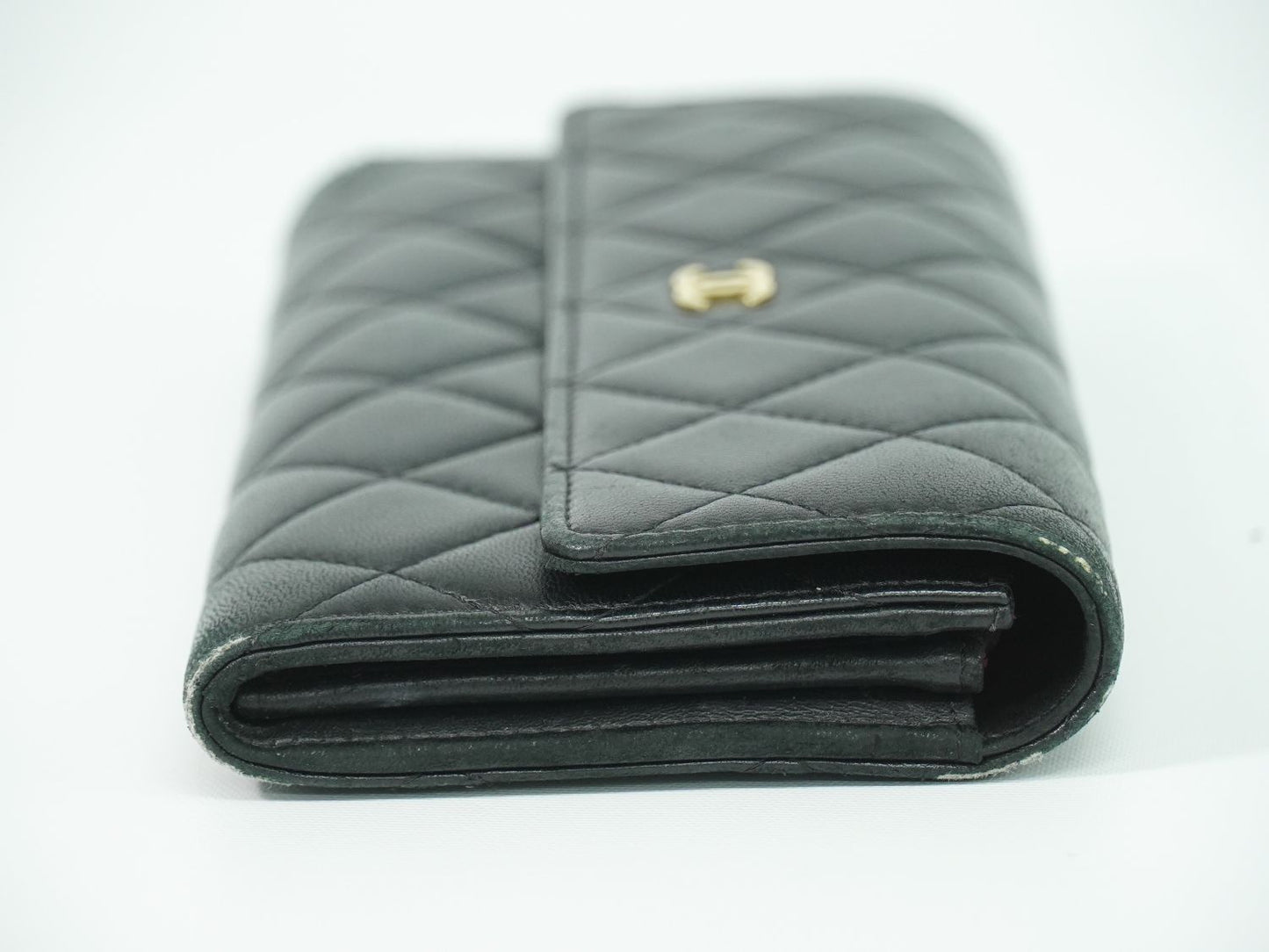 CHANEL シャネル ココマーク マトラッセ 長財布 ブラック