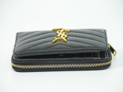 SAINT LAURENT 折財布 ブラック 403723