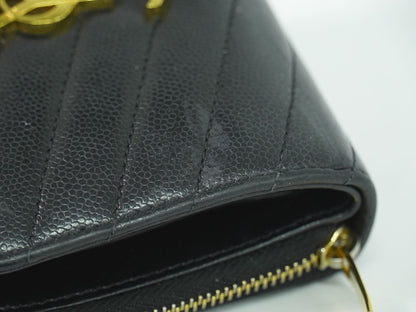 SAINT LAURENT 折財布 ブラック 403723
