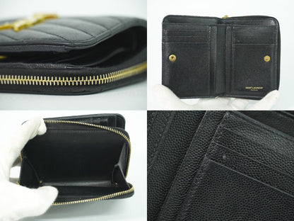 SAINT LAURENT 折財布 ブラック 403723