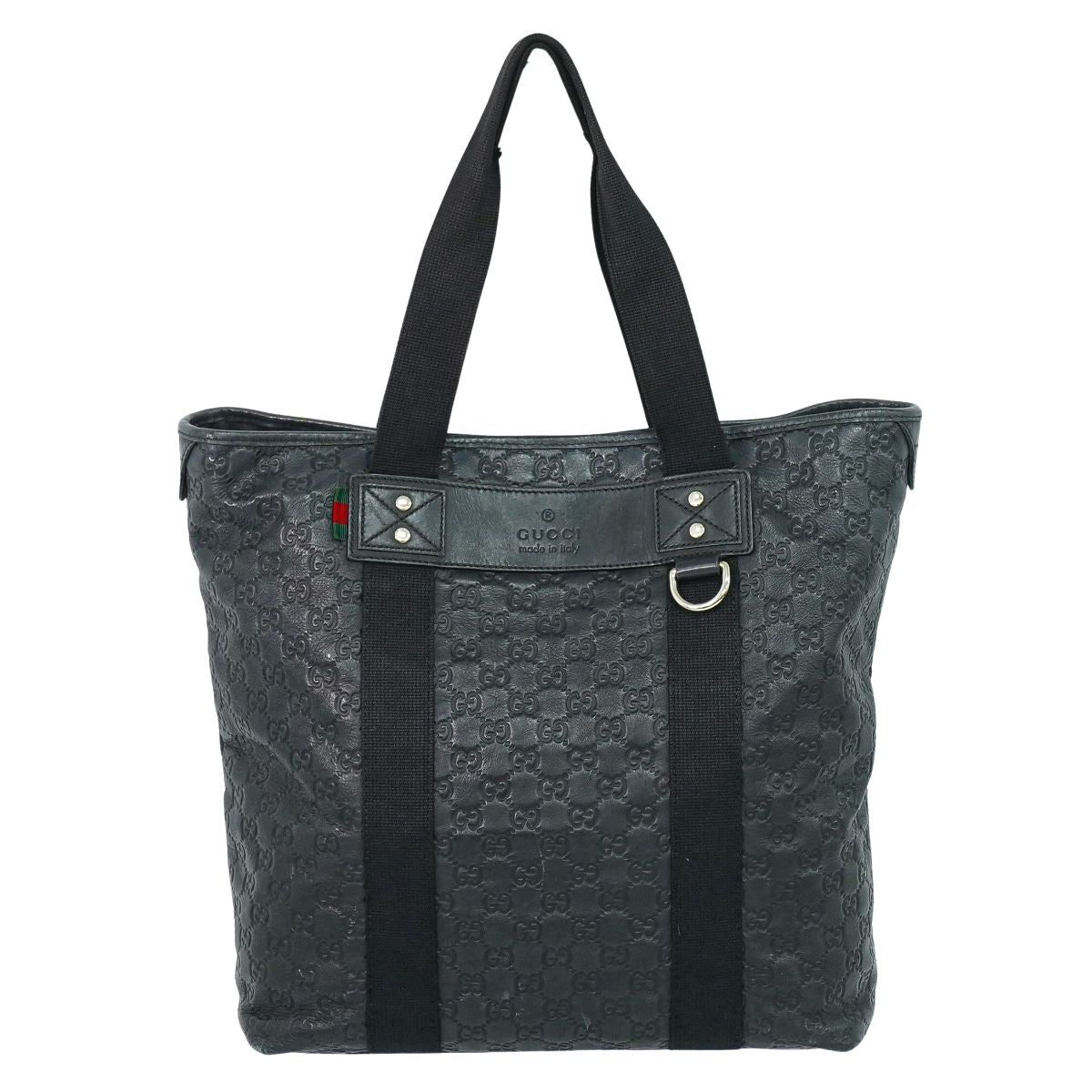 GUCCI パラナ グッチシマ レザー トートバッグ ブラック 268175