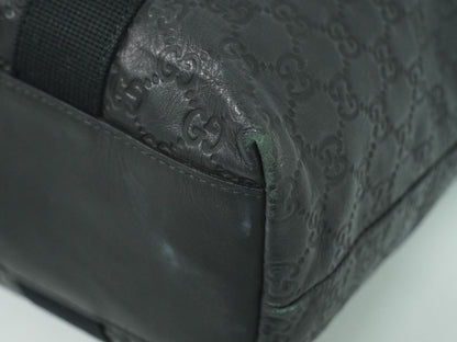 GUCCI パラナ グッチシマ レザー トートバッグ ブラック 268175