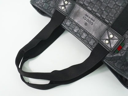 GUCCI パラナ グッチシマ レザー トートバッグ ブラック 268175