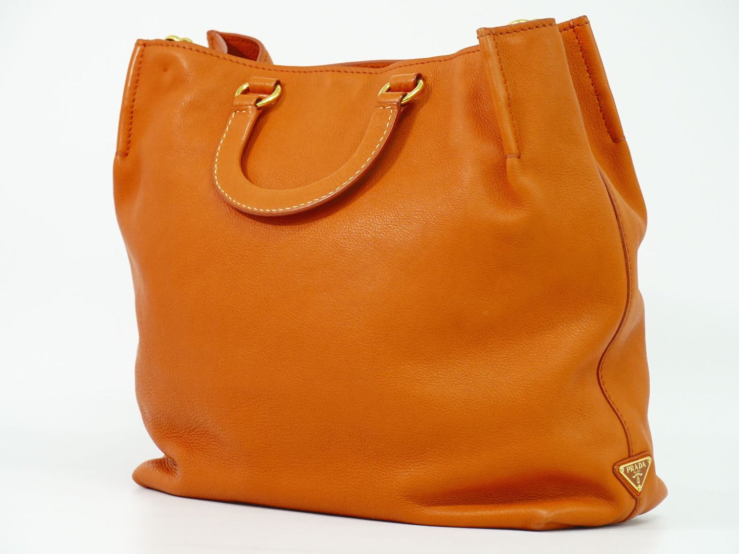 PRADA 2WAY ショルダーバッグ オレンジ
