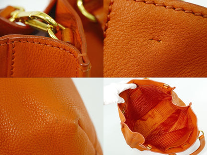 PRADA 2WAY ショルダーバッグ オレンジ