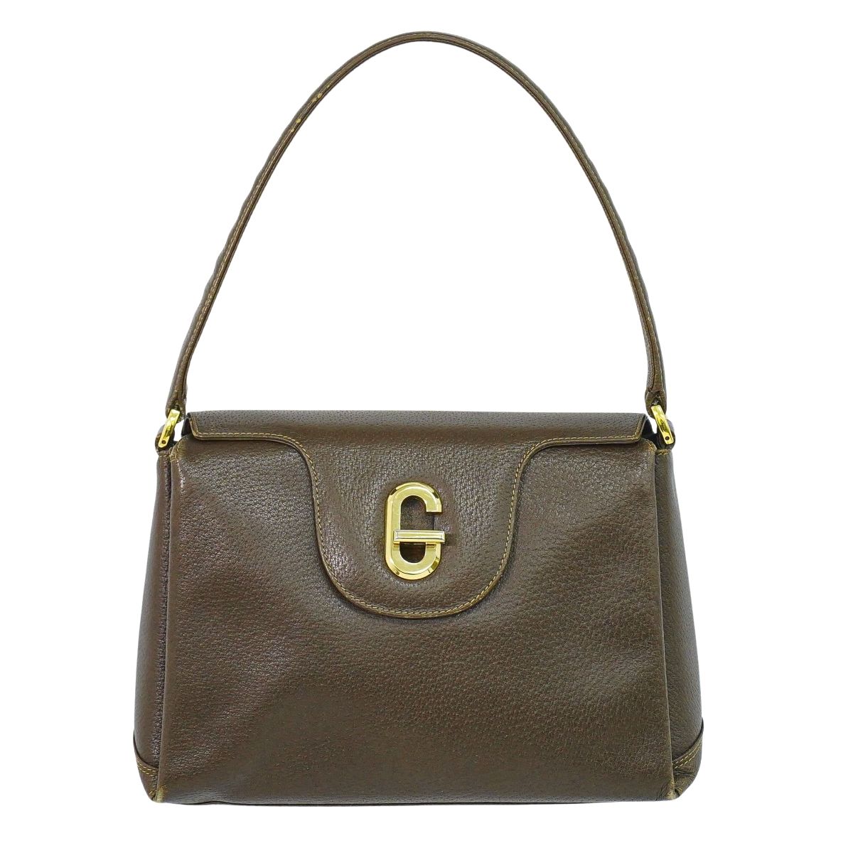 GUCCI オールドグッチ ハンドバッグ ブラウン