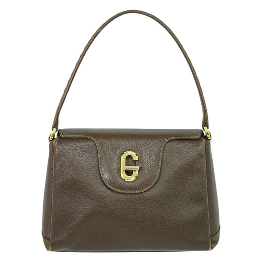 GUCCI オールドグッチ ハンドバッグ ブラウン