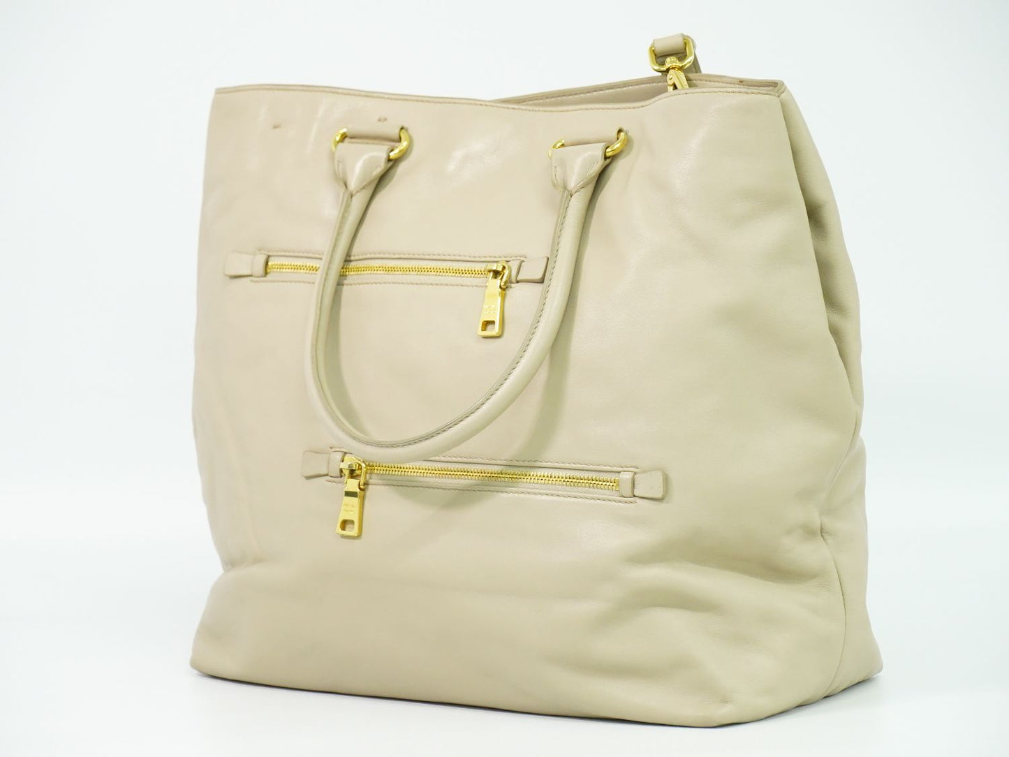 PRADA 2WAY ショルダーバッグ ベージュ BR4693