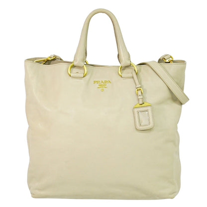 PRADA 2WAY ショルダーバッグ ベージュ